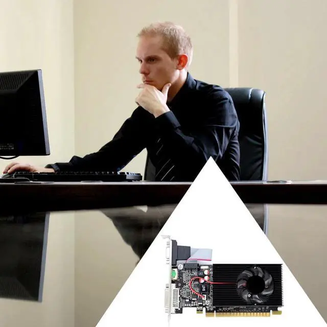 Alt view image 4 of 5 - 2GB Graphics Card 64Bit GDDR3 GT 730 2G D3 Game Video Cards for NVIDIA Geforce Dvi VGA Video Card