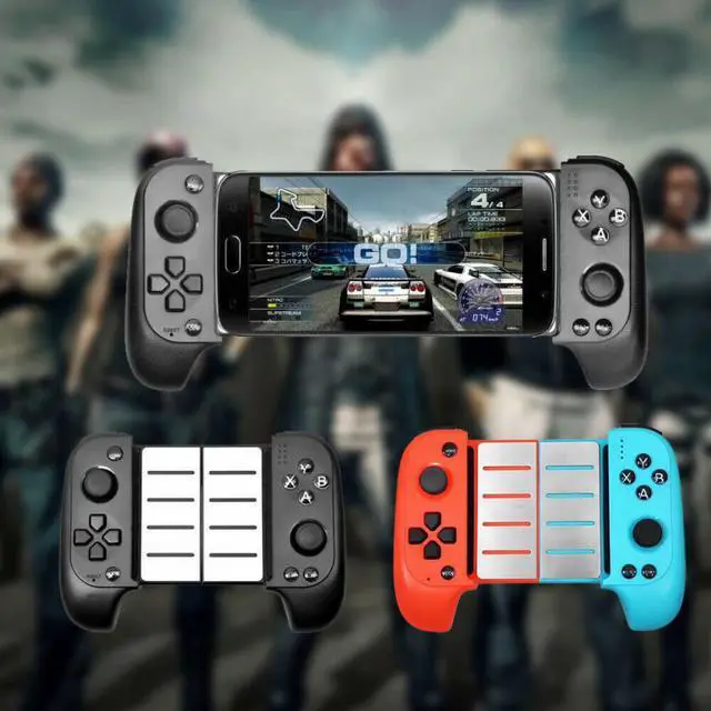 Alt view image 3 of 5 - 2 Half Handed Gamepad Mobile Phone Pad Tablet Controller Game Pubg Mobile IOS/Android Bluetooth Controller