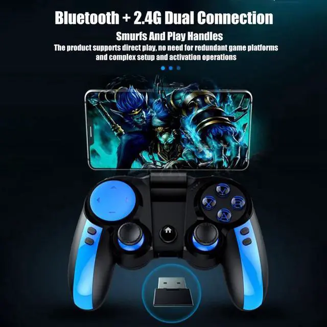 Alt view image 5 of 5 - 9090 PG-9090 Trigger Pubg Gamepad Controller Mobile Joystick For Cell Phone PC Android iPhone TV Game Pad Console Control