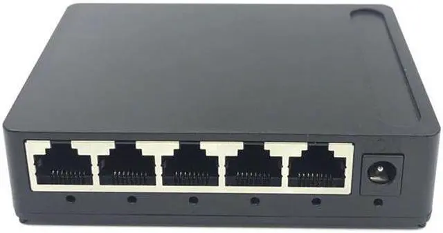 Main image of factory Outlet Brand 5 Port Gigabit Ethernet Switch cheapest network switches 10/100/1000mbps US EU plug switch lan combo