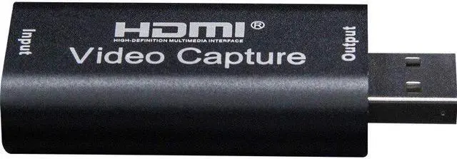 Alt view image 2 of 5 - Video Capture Card USB 2.0 HDMI Video Capture Grabber Phone Game HD Camera Capture Recording Box + PC Live Streaming