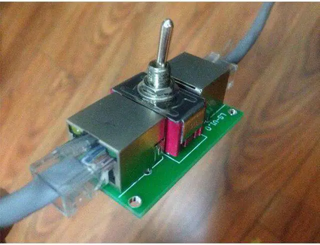 Alt view image 2 of 4 - cable switch switch RJ45 switch Twisted pair cable Anti-theft line control