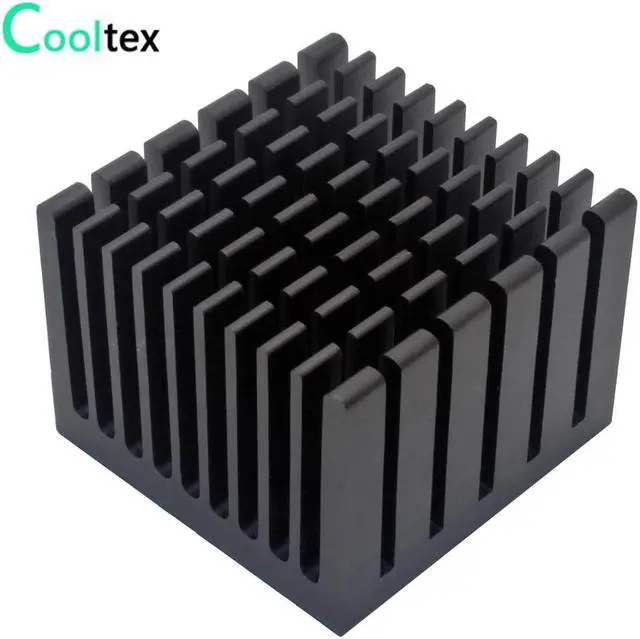 Alt view image 3 of 5 - 5pcs Aluminum Heatsink 40x40x30mm Heat Sink Radiator Cooling for Electronic Chip LED With Thermal Conductive double sided Tape