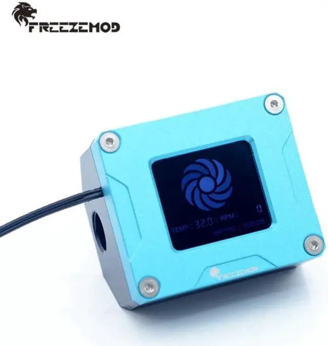 Alt view image 4 of 5 - water cooler 2020 electronic flow meter impeller speed and temperature display alarm. LSJ-POZN