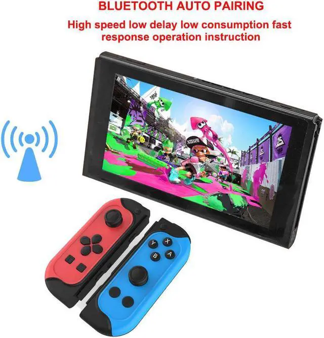 Alt view image 4 of 5 - Bluetooth Game Controller Left & Right Gamepad Handgrip Joystick for Ninten Switch NS Console with NFC Screenshot Turbo