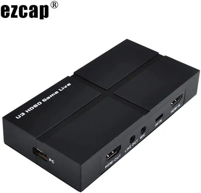 Main image of 1080P Video Capture Card For iPhone Phone XBOX PS4 Game TV Shows Recording /YPBPR/AV CVBS Mic Input, USB 3.0 Video Streaming