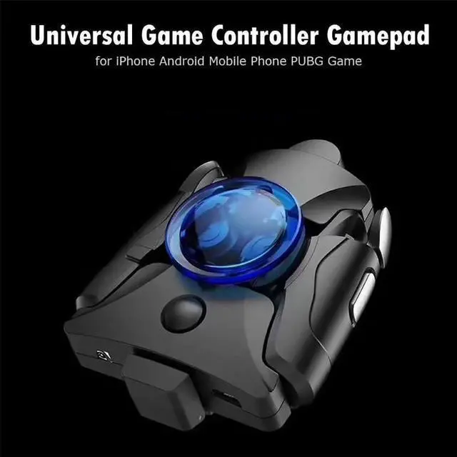Alt view image 2 of 5 - Game Controller Mobile Phone Back Clip Gamepad Trigger Button Joystick for iPhone Android Mobile Phone PUBG Game Universa