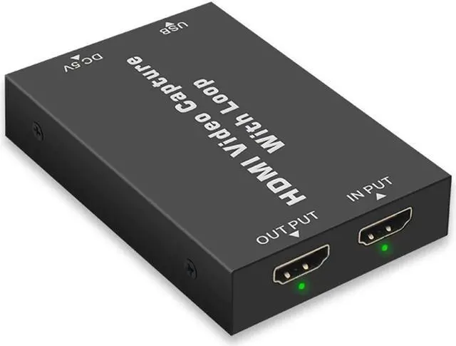 Alt view image 2 of 5 - Video 4K Loop Out MI Video Capture Card Video Tuner Card Recorder Box Game Recorder Box for PS4 Live Streaming