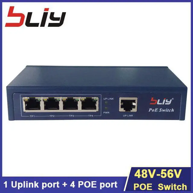 Main image of 100Mbps 5 Port 48v POE Switch Outdoor 4 RJ45 Port 1 Uplink Oem Smart Pover Over Ethernet Network Poe Module fiber Switch