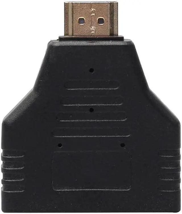 Alt view image 3 of 5 - New 1080P HDMI Port Male to 2 Female 1 In 2 Out Splitter Cable Adapter Converter