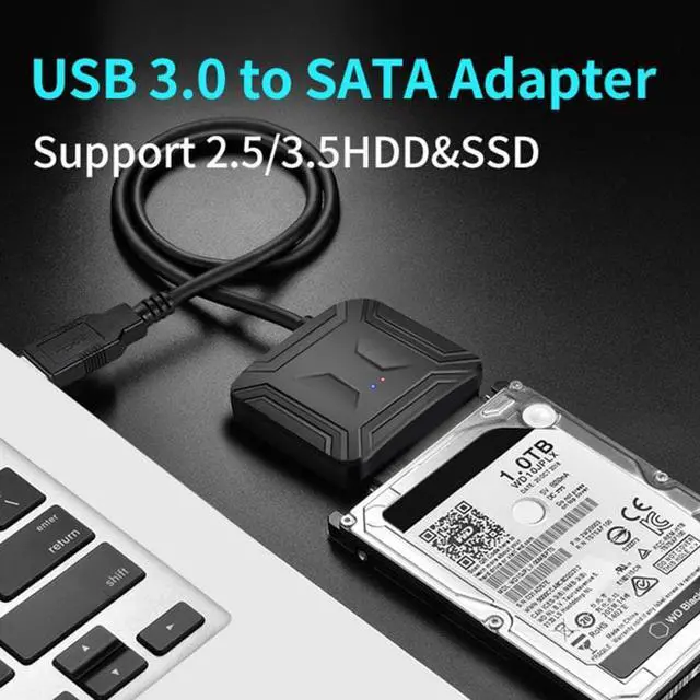 Alt view image 2 of 5 - Cable Adapter USB 3.0 to  III Support 2.5 Inches External SSD HDD Hard Disk Driver Up to 6Gbps Data Transfer