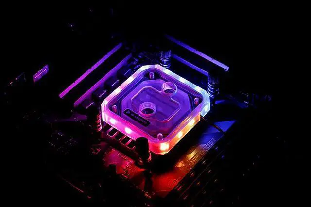 Main image of LTYK3A-04 V2 LRC2.0 RGB CPU Water Cooling Block for AMD FM1 FM2 AM2 AM3 AM4