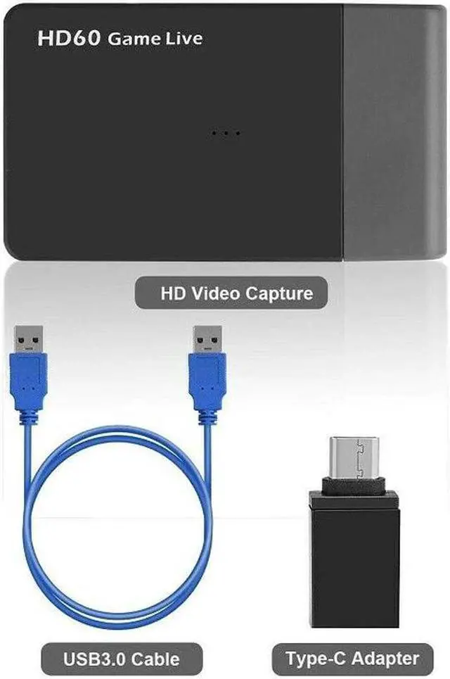 Alt view image 3 of 3 - Ready Stock  261M 1080P  Phone Game HD Video Capture Box Grabber For XBOX PS4 TV STB Recording Mic In Live Streaming