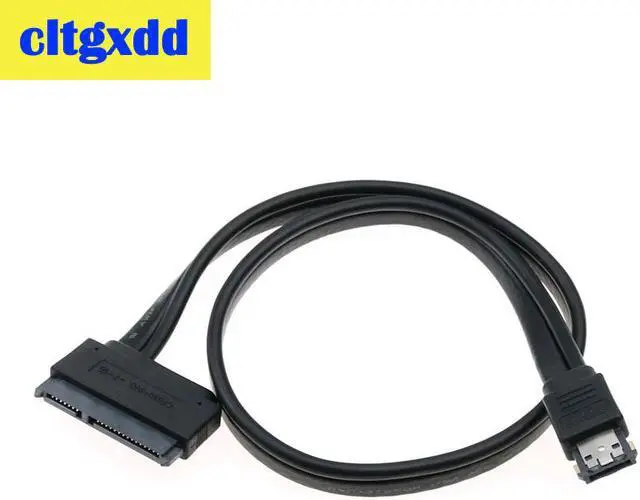 Main image of Power Esata (eSATAp) to Sata Cable Dual Power USB 12V 5V Combo to 22 Pin (7Pin 15Pin) For 2.5 3.5 inch HDD Cable line
