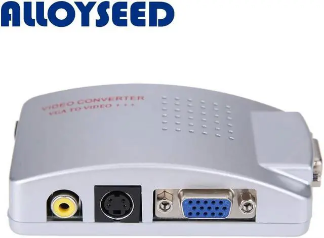 Main image of VT280 PC Converter Box NTSC PAL VGA to TV AV RCA Signal Adapter Converter Video Switch Box Composite for Computer PC