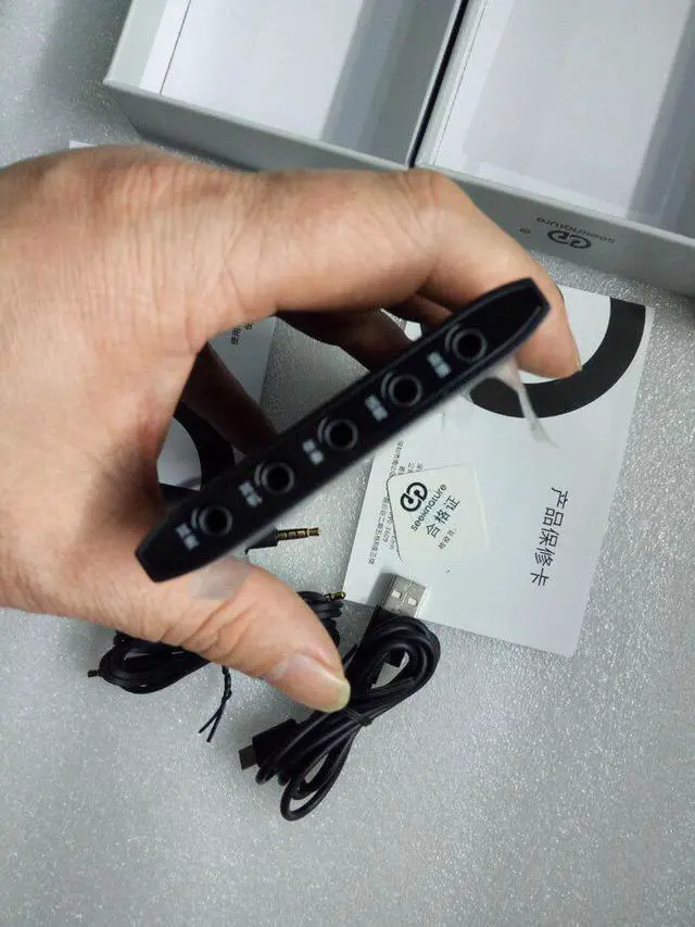 Alt view image 5 of 5 - Seeknature Broadcast II second generation of mobile phone live sound card Andrews For Mobile Phone song K live Ma