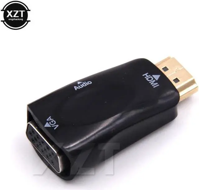 Alt view image 3 of 5 - to VGA Adapter 1080P with 3.5MM 3.5 AUX Audio Cable  Converter Male to Female For PC Laptop Projector Computer TV box