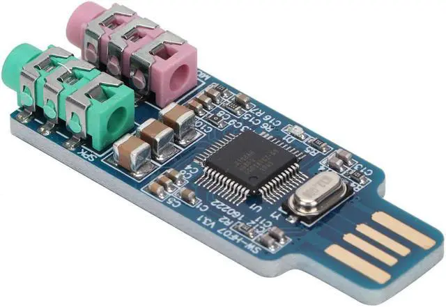 Alt view image 6 of 7 - Free USB Sound Card Computer External Sound Card Module CM108 Chip DAC Decoder Board for Computer Laptop