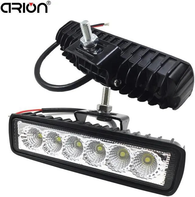 Main image of 1Pcs 2Pcs 18w DRL LED Spot Flood Work Light Worklight 9-32V 4WD 12 volt led work lights for Off Road Vehicle SUV car trucks