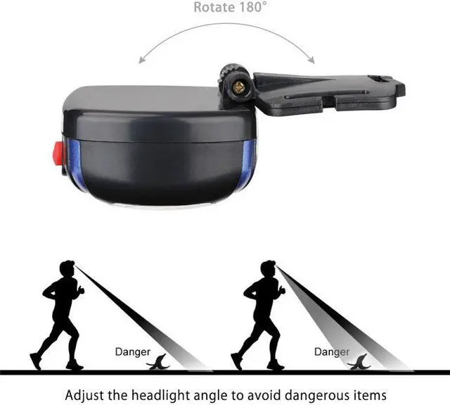 Alt view image 4 of 6 - COB/6LED Mini Headlamp 3 Mode Waterproof Headlight 3xAAA Battery Head Flashlight Torch Lantern For Outdoor Camping Night Fishing