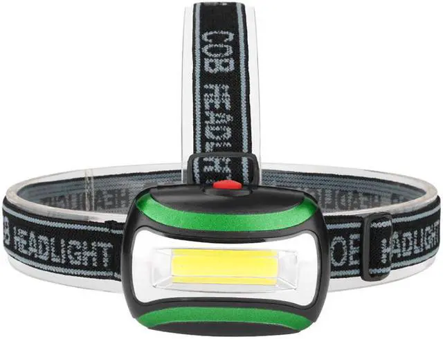 Alt view image 2 of 6 - COB/6LED Mini Headlamp 3 Mode Waterproof Headlight 3xAAA Battery Head Flashlight Torch Lantern For Outdoor Camping Night Fishing
