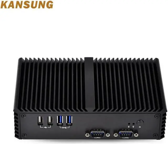 Alt view image 4 of 5 - Client Fanless Mini Barebone 4 Lan Celeron 2955U Industrial Firewall Micro Pc Linux Ubuntu Server Computer Imini