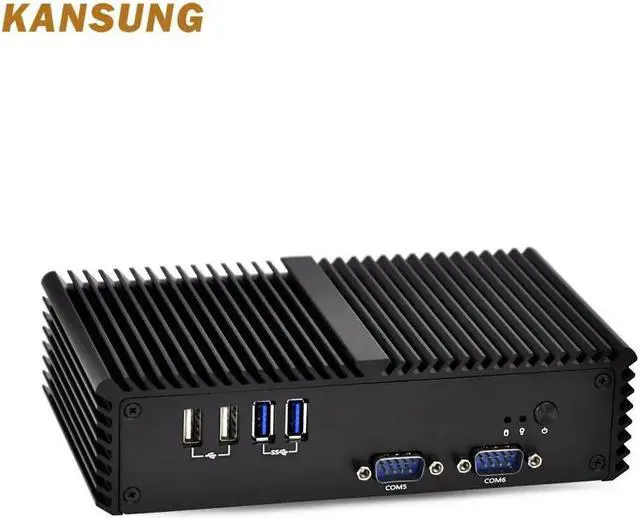 Main image of Client Fanless Mini Barebone 4 Lan Celeron 2955U Industrial Firewall Micro Pc Linux Ubuntu Server Computer Imini