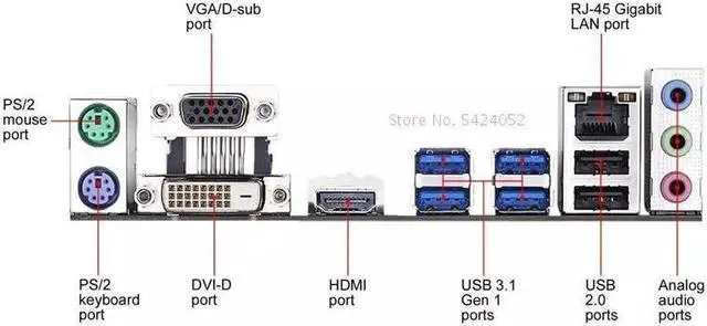 Alt view image 6 of 6 - GIGABYTE B450M S2H AM4 AMD B450 SATA 6Gb/s USB 3.1 HDMI Micro ATX AMD 32G M.2 slot Double Channel Motherboard