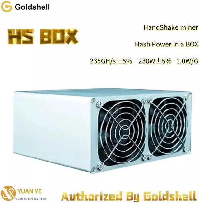Main image of Goldshell HS-BOX 235GH/S(without psu)BOX& HNSB Mining Machine Low noise Small&simple Home Mining Home Riching
