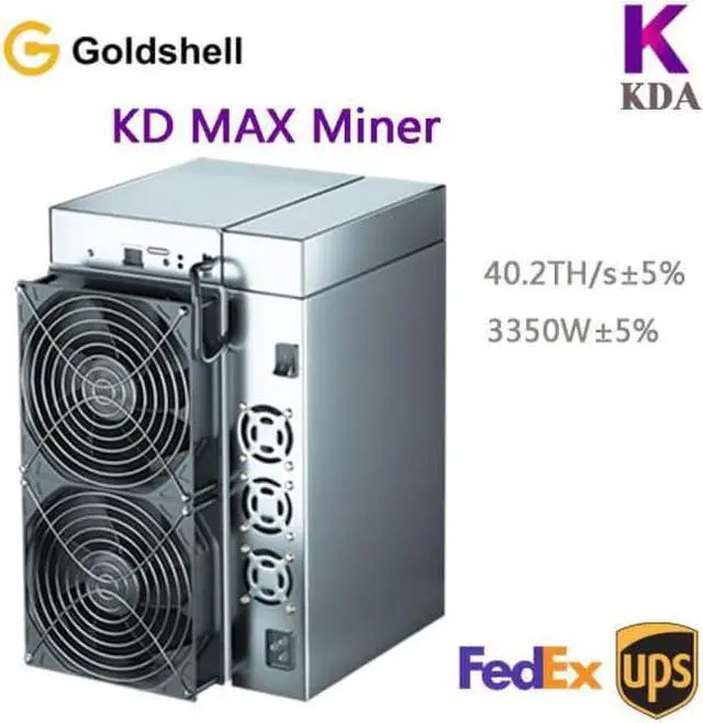 Main image of Goldshell KD MAX 40.2TH/S 3350W Miner, High Profit KDA Mining Machine