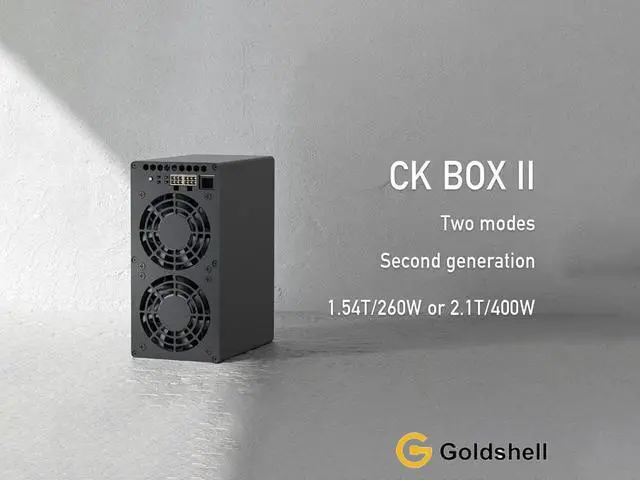 Main image of Goldshell miner CK BOX II 2.1TH/s Nervos Network CKB Mining better than ASIC CK-BOX CK5 CK6 Good For Home Mining Low Noise (Without PSU)