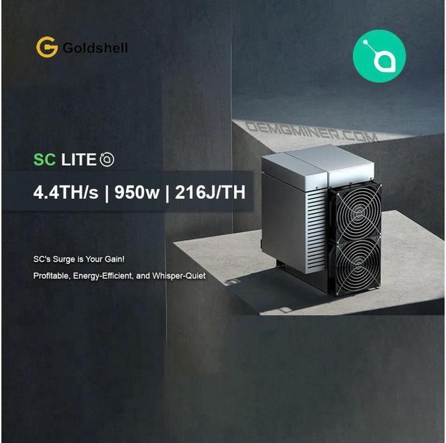 Alt view image 10 of 12 - New Release Goldshell SC Lite 4.4TH/s 950W Siacoin ASIC Miner Crypto Machine