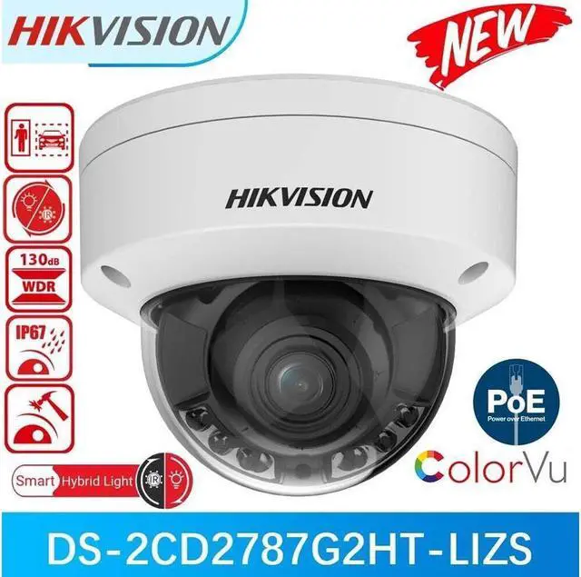 MECARE 8MP Smart Hybrid Light IP Camera ColorVu Motorized - Main Image