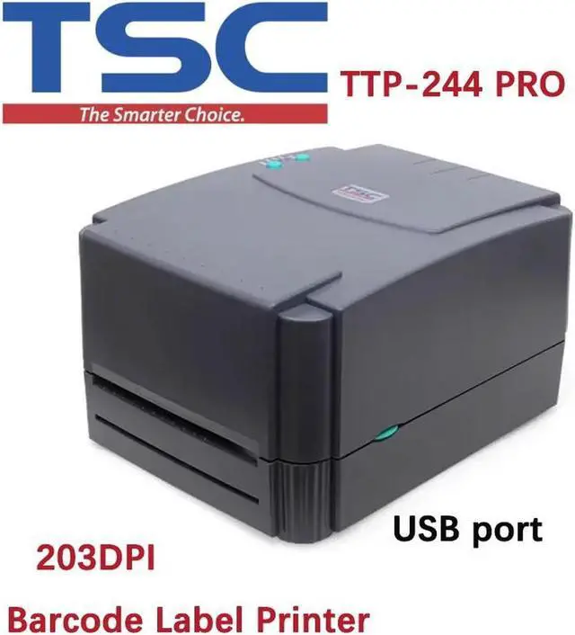 Main image of TSC TTP-244 Pro Thermal Transfer Barcode Printer 203 dpi Label Printer Sticker Printer Commercial Barcode Label Printer TTP-244 Pro Replaces TTP-244 Plus Upgrade