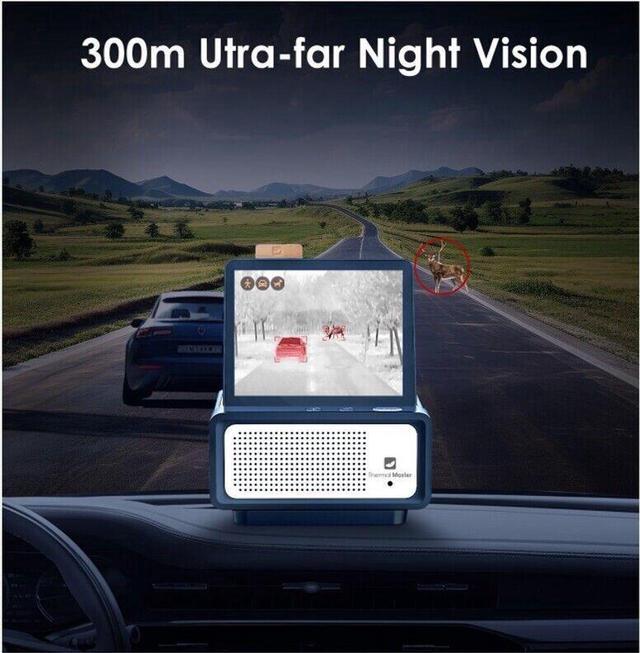 Alt view image 7 of 7 - Thermal Master NV300 Infrared Thermal Camera Vehicle Night Vision System Automotive AI Thermal MasterNV300 compatible with all vehicle models