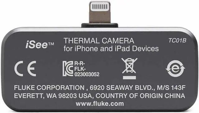 Alt view image 3 of 7 - Fluke iSee TC01B  PCB 256x192 Mobile Thermal Camera Detect Floor for iOS