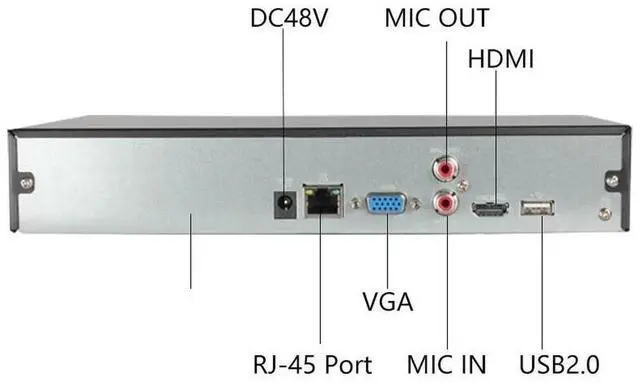 Alt view image 4 of 6 - Dah,ua 8CH WizSense NVR NVR4108HS-EI Quick Pick 16TB SMD Plus 16MP 80 Mbps US