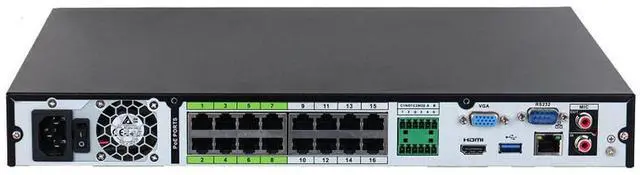 Alt view image 3 of 6 - DAH,UA Video Recorder WizSense NVR5216-16P-EI 16ch 32MP Pro NVR AI Network 16POE