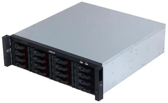 Alt view image 2 of 14 - Dah,ua 4k 8k 32MP 64CH AI NVR616H-64-XI 3U 16HDDs WizMind Network Video Recorder