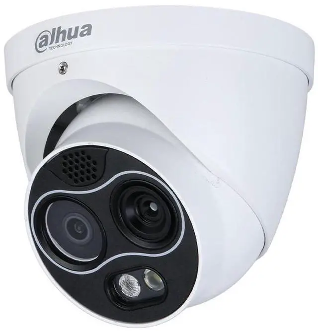 Alt view image 2 of 7 - TPC-DF1241-B2F2-DW-S8 Thermal Network Mini Hybrid Eyeball Camera PoE IP67
