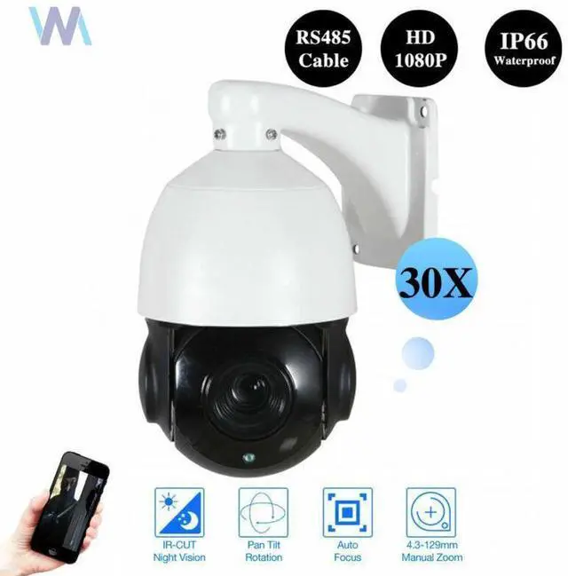 Alt view image 6 of 7 - 4in1 30X Zoom AHD/TVI /CVI/CVBS 2MP Outdoor CCTV PTZ Speed Dome Camera Sony CMOS