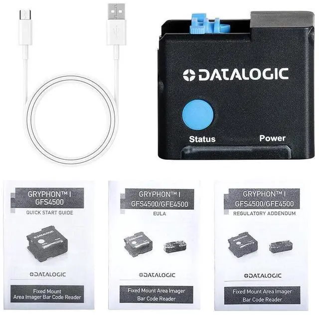 Alt view image 2 of 7 - Dat,alo,gic 1D/2D GFS4520-BK-WHT USB Versatile Compact Modules Barc,ode Scan,ner