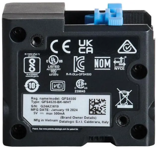 Alt view image 7 of 7 - Dat,alo,gic 1D/2D GFS4520-BK-WHT USB Versatile Compact Modules Barc,ode Scan,ner