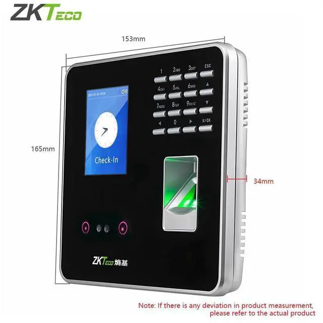 Alt view image 4 of 7 - ZKTeco FA200 TCP/IP Access Control Fingerprint Access Controller Time Clock
