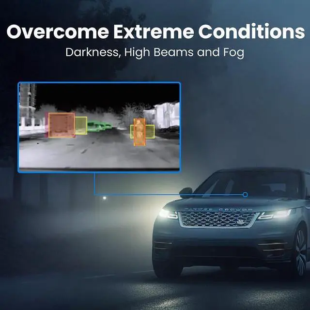 Alt view image 3 of 7 - NV500Max Night Vision Camera 500m Detect Range IR 384*288 Thermal Imager For Car