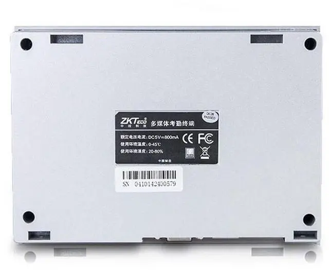 Alt view image 4 of 5 - ZKTeco M200Plus ID/IC/ADMS Time Attendance Access Control System 2.8 Inch Screen
