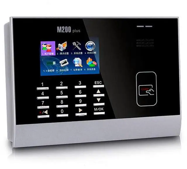Alt view image 2 of 5 - ZKTeco M200Plus ID/IC/ADMS Time Attendance Access Control System 2.8 Inch Screen