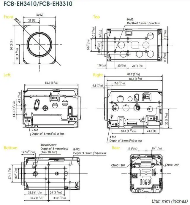 Alt view image 6 of 6 - S,O,NY FCB-EH3410 HD 28x Optical Zoom Color CCD Camera Block Camera Module Indoor