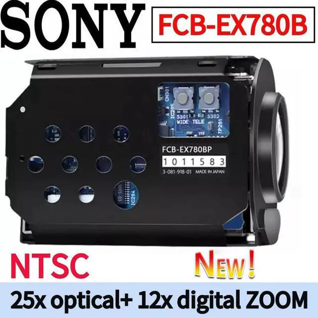 Main image of S,O,NY FCB-EX780B CCD Color Block 25X Optical+12X Digital Zoom Camera Module NTSC