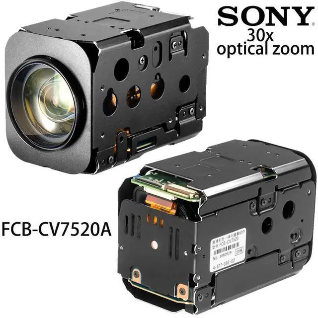Main image of S,O,NY FCB-CV7520A 30x Optical Zoom 12X Digital Zoom Colour Block Camera Module